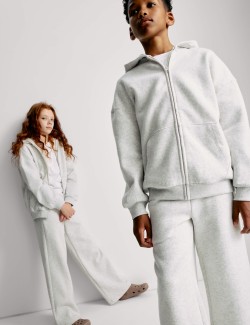 Tepláky se širokými nohavicemi, s vysokým podílem bavlny (2–16 let)