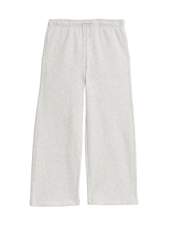 Tepláky se širokými nohavicemi, s vysokým podílem bavlny (2–16 let)