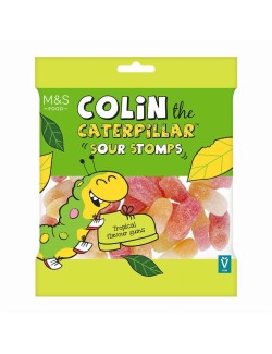 Colin the Caterpillar™ – žvýkací bonbóny s ovocnými příchutěmi