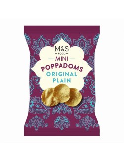 Smažené indické lupínky papady original bez příchuti