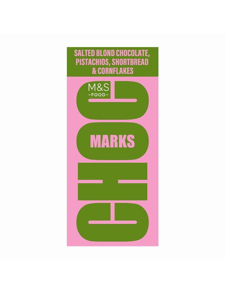 Bílá čokoláda s karamelizovaným cukrem a pistáciemi