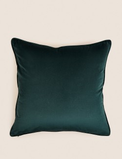 Velvet Nutcracker Embellished Cushion