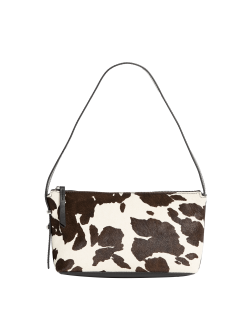 Kožená taška přes rameno se zvířecím potiskem