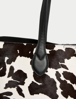 Kožená taška se zvířecím motivem