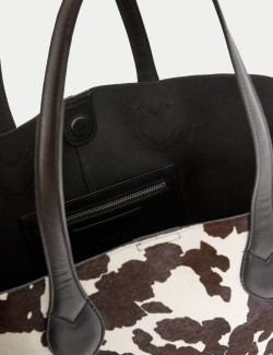 Kožená taška se zvířecím motivem