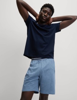 Čistě bavlněné pyžamové kalhoty, 2 kusy v balení