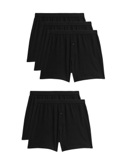 Bavlněné žerzejové boxerky s technologií Cool & Fresh™, 5 ks