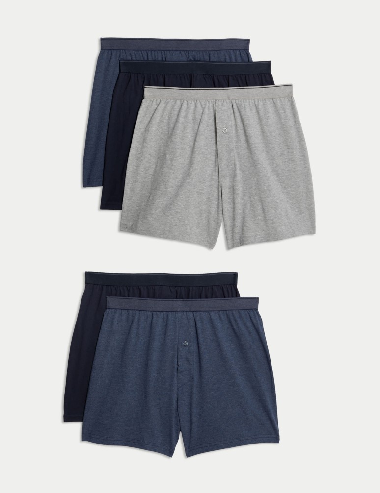 5pk Cotton Cool & Fresh™ Jersey Boxers
