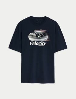 Tričko z čisté bavlny s cyklistickým motivem