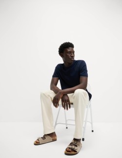 Tričko z čisté bavlny s texturou