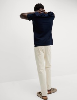 Tričko z čisté bavlny s texturou