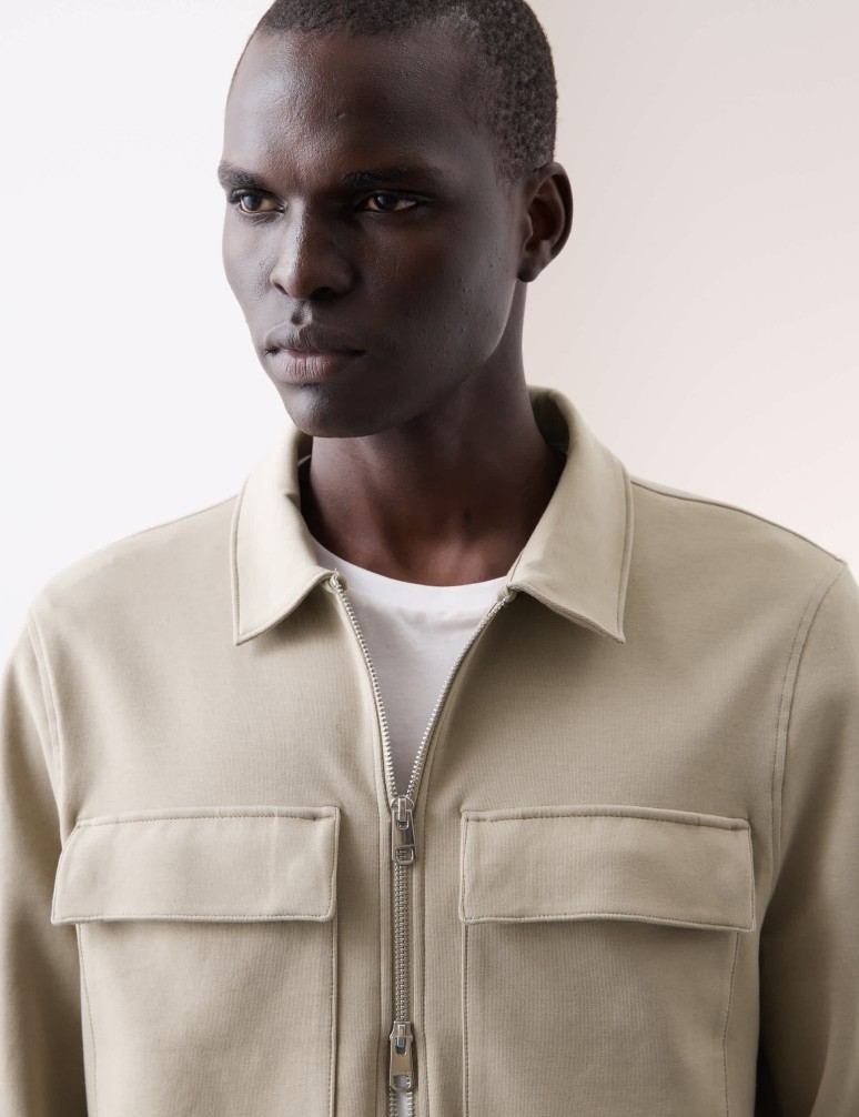 Sako s vysokým podílem bavlny