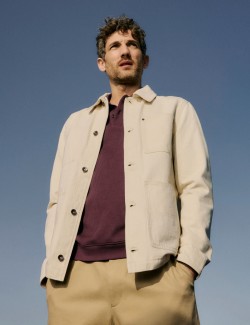 Texturovaná polokošile z čisté bavlny