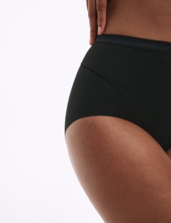 Lehce stahující kalhotky bez viditelného lemu s vysokým pasem, 2 ks v balení