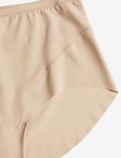 Lehce stahující kalhotky bez viditelného lemu s vysokým pasem, 2 ks v balení