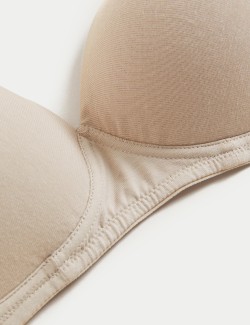 Hladké podprsenka bez kostic, vel. A–E, 3 ks v balení