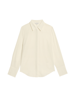 Košile s límcem, z čistého hedvábí