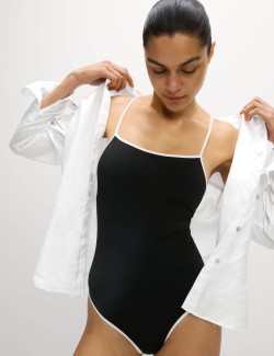 Oversized košile ve stylu Girlfriend s límečkem, z čistého lnu