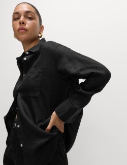 Pure Cotton Collared Beach Shirt