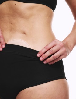 3pk Cotton Rich Full Brief Stoma Knickers