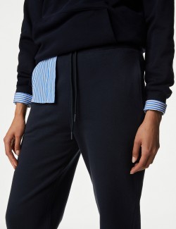 Tepláky s manžetami, s vysokým podílem bavlny a stahovací šňůrkou