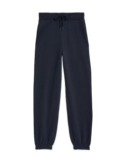 Tepláky s manžetami, s vysokým podílem bavlny a stahovací šňůrkou