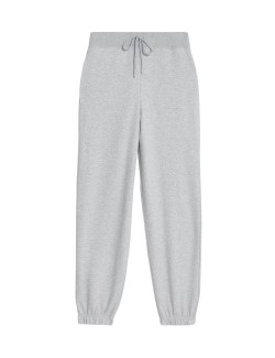 Tepláky s manžetami, s vysokým podílem bavlny a stahovací šňůrkou