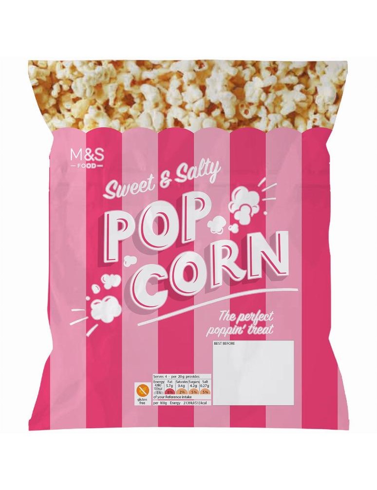 Sladký a slaný popcorn