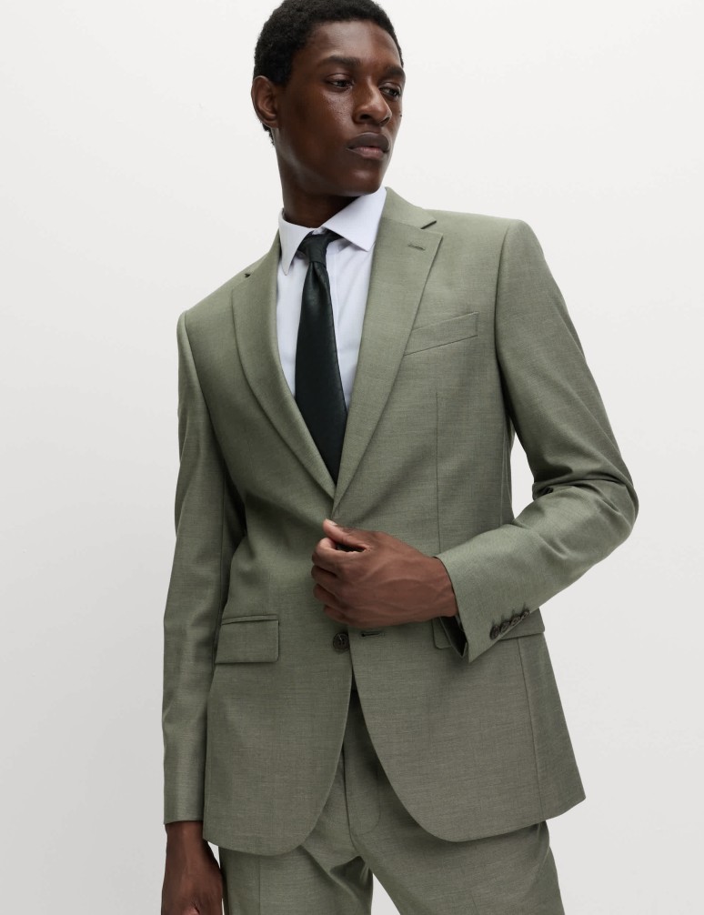 Oblekové sako úzkého střihu