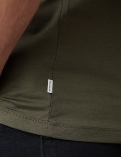 Tričko z prémiové bavlny, úzký střih