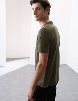 Tričko z prémiové bavlny, úzký střih