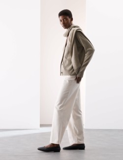 Kardigan z čistého kašmíru s výstřihem do V a knoflíky vepředu