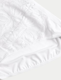 3pk Amelia Lace High Leg Knickers