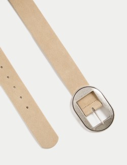 Suede Wide Jeans Belt