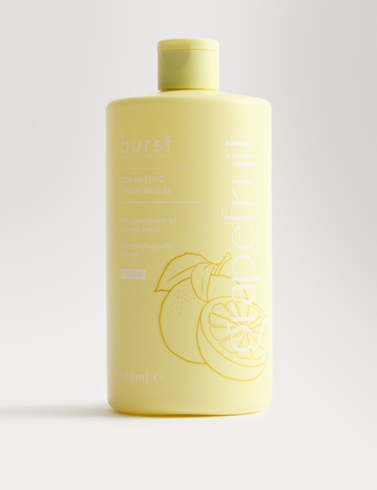 Čisticí sprchový gel s vůní grapefruitu z řady Burst Bodycare, 500 ml