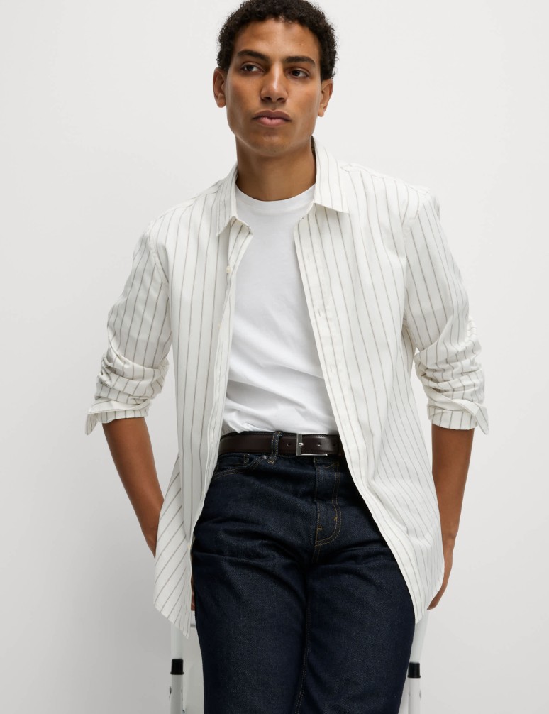 Pruhovaná košile z čisté bavlny