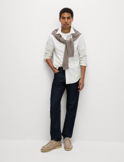 Pruhovaná košile z čisté bavlny