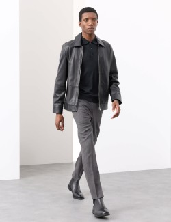 Pure Extra Fine Merino Wool Polo Shirt