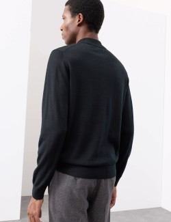 Pure Extra Fine Merino Wool Polo Shirt