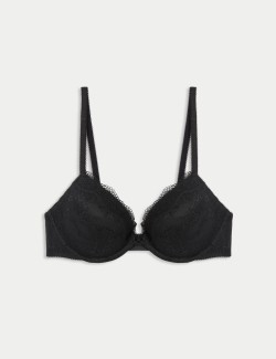 Dekoltová podprsenka s kosticemi a krajkou, vel. A–E