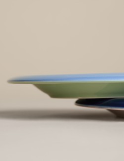 Servírovací talíře s bublinkovým nápisem, 2 ks