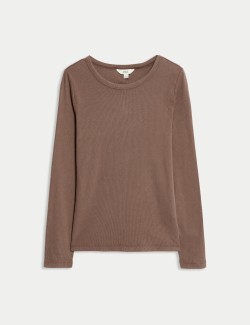 Cotton Rich Ribbed Garment Dye Top