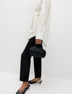 Pure Cotton Oversized Embellished Shirt