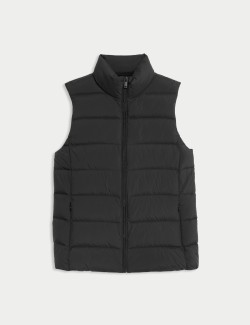 Feather & Down Packaway Funnel Neck Gilet
