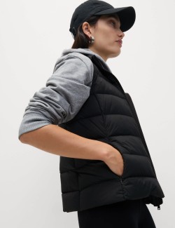 Feather & Down Packaway Funnel Neck Gilet
