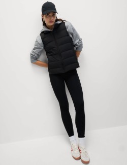 Feather & Down Packaway Funnel Neck Gilet