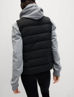 Feather & Down Packaway Funnel Neck Gilet