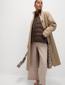 Prošívaná sbalitelná bunda s peřím a prachovým peřím