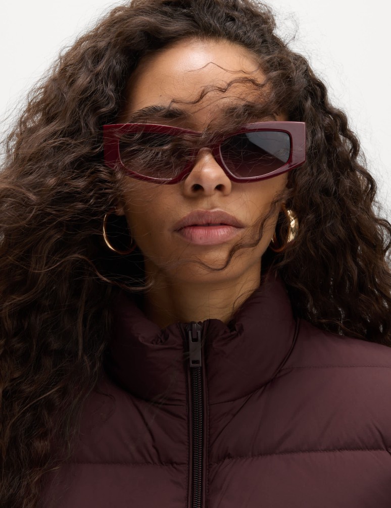 Prošívaná sbalitelná bunda s peřím a prachovým peřím