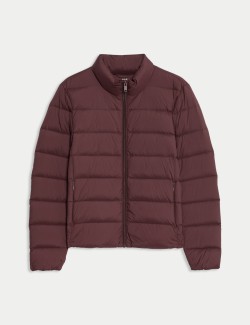Prošívaná sbalitelná bunda s peřím a prachovým peřím